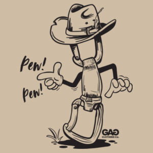 Quickdraw Cowboy Longsleeve Design