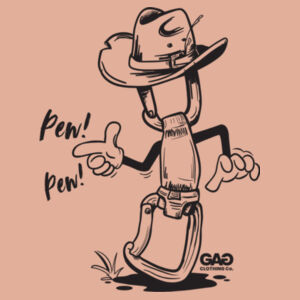 Womens Quickdraw Cowboy Design