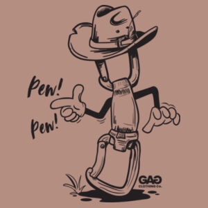 Quickdraw Cowboy Womens Classic Tee Design
