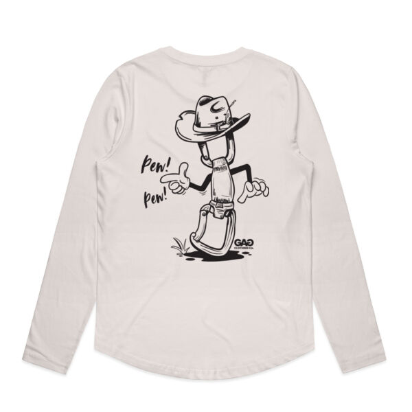Quickdraw Cowboy Womens Longsleeve Thumbnail